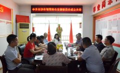 中共长沙市湘潭商会支部委员会成立 彭崇谷当选书记