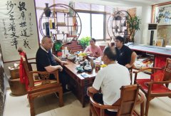 湖南东健药业有限公司执行董事王磊一行到访湖南省企业文化促进会