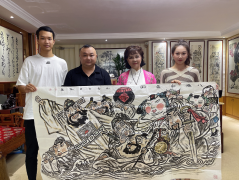 花鼓戏表演艺术家刘赵黔收青年演员廖春芳为徒 谢建军出席